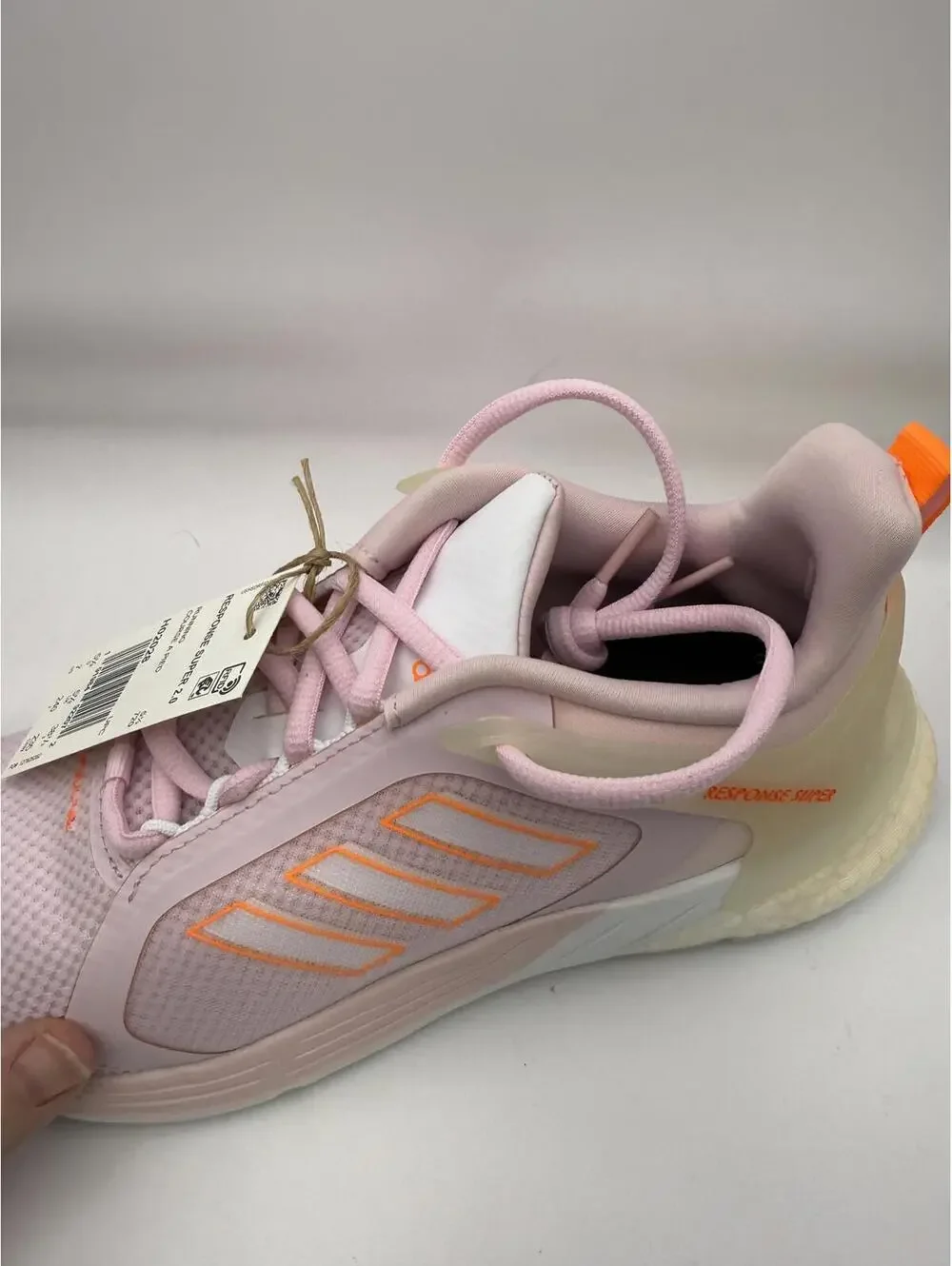 Adidas Response Super Athletic Shoes - Pink and Orange Size 7
